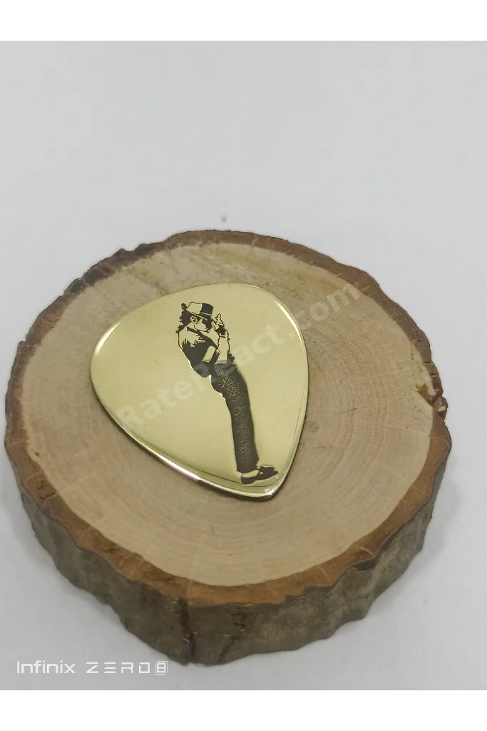 Micheal Jackson Gitar Penası Lazer Kabartma 1mm