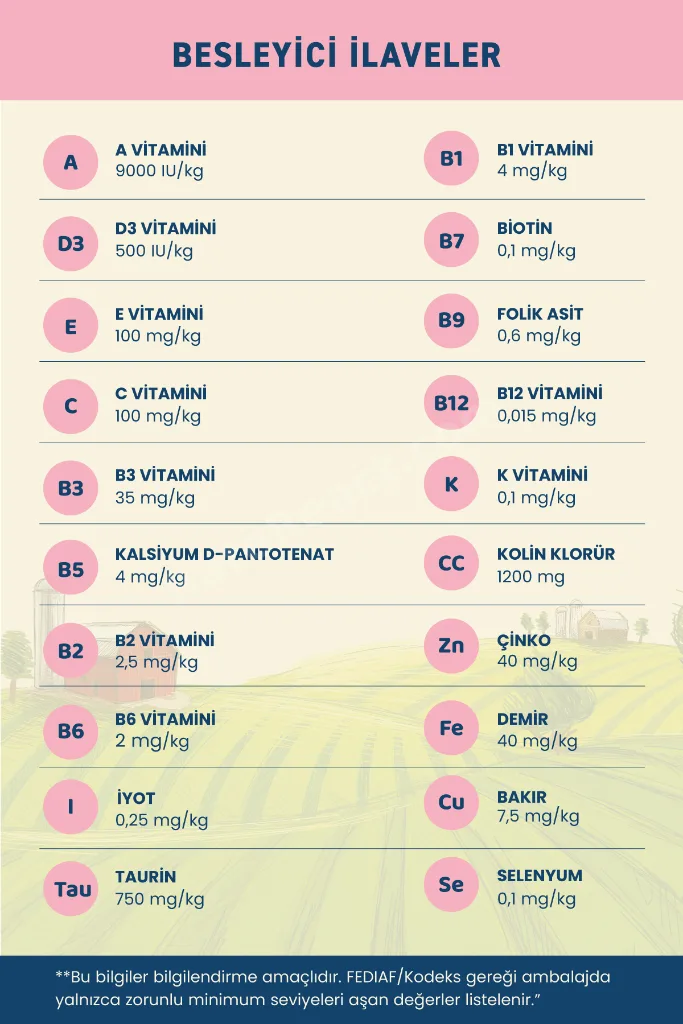 Tavuklu Kuru Yavru Kedi Maması 10 Kg - Besleyici Vitamin İlaveli Tam ve Dengeli Mama
