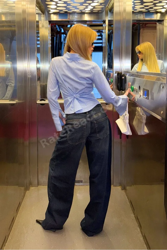 Baggy Fit Barrel Jean