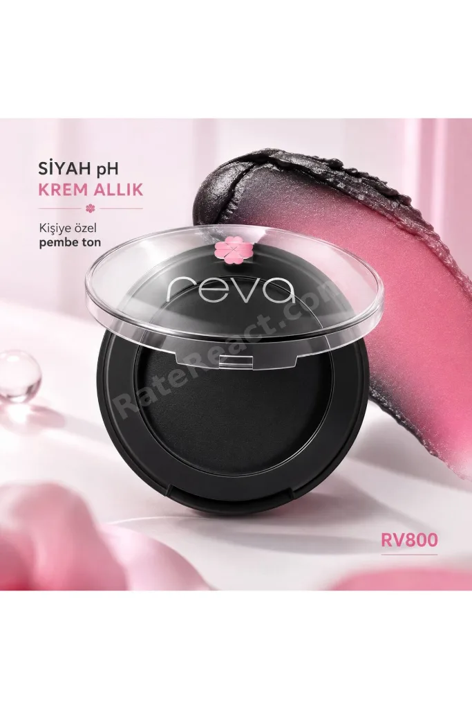 Sihirli Siyah Ph Renk Değiştiren Krem Allık-Black Magic Ph Colour Changing Cream Blusher 7g RV800