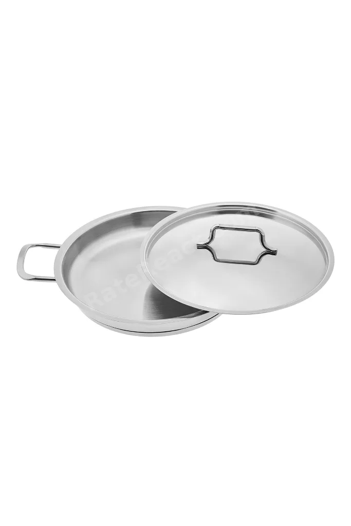Mutfaksever Indüksiyon Tabanlı Çelik Grey Künefe Tavası 22 Cm