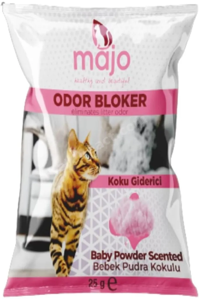 TTKTEKNOLOJİ Majo Bebek Pudra Kokulu Doğal Kedi Kumu Koku Giderici Temizleyici TTKTEKNOLOJİ 2026 395