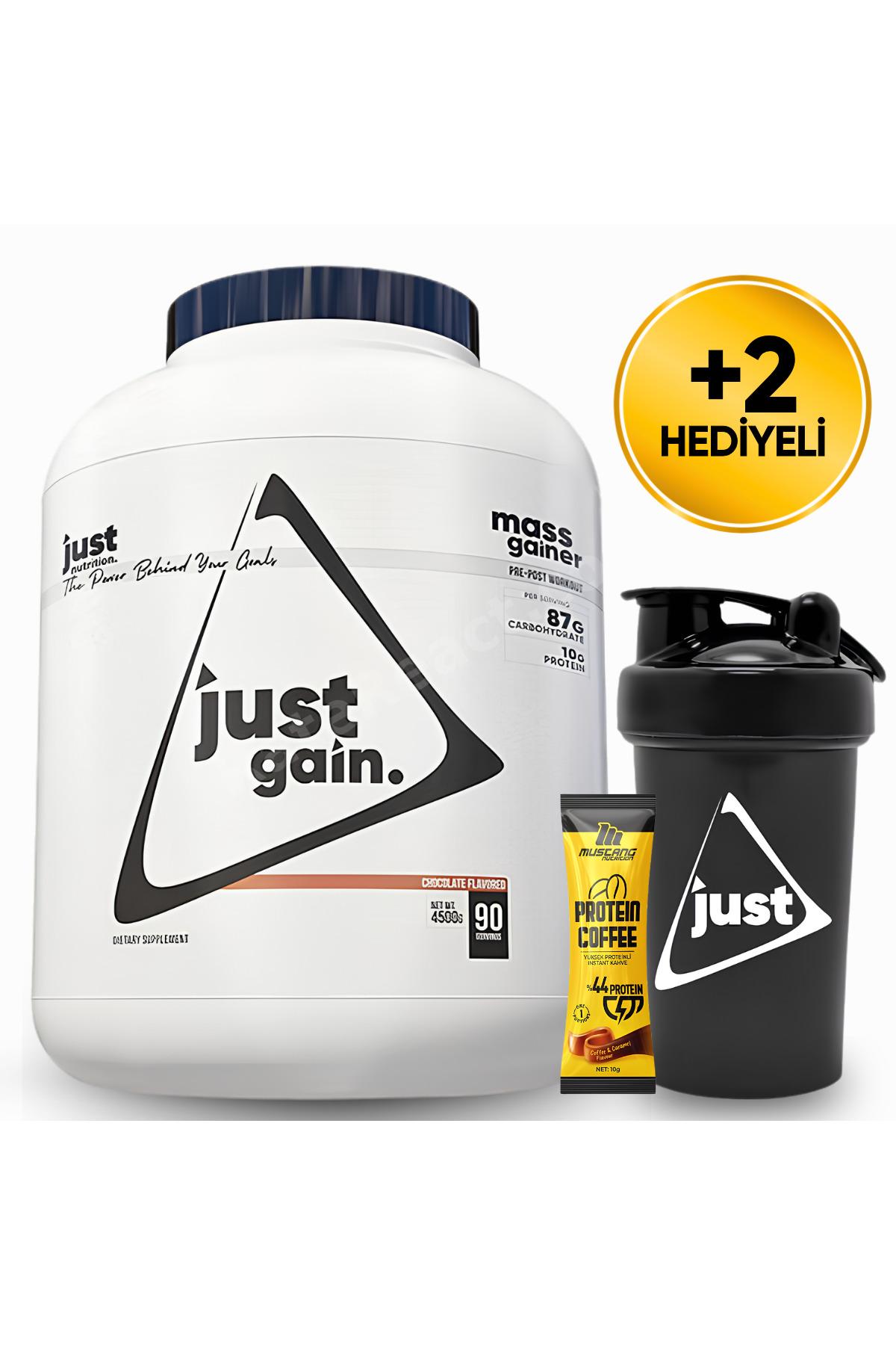 Mass Gainer Karbonhidrat Tozu 4500 Gr 90 Servis Çikolata + Shaker + Protein Kahve Hediyeli
