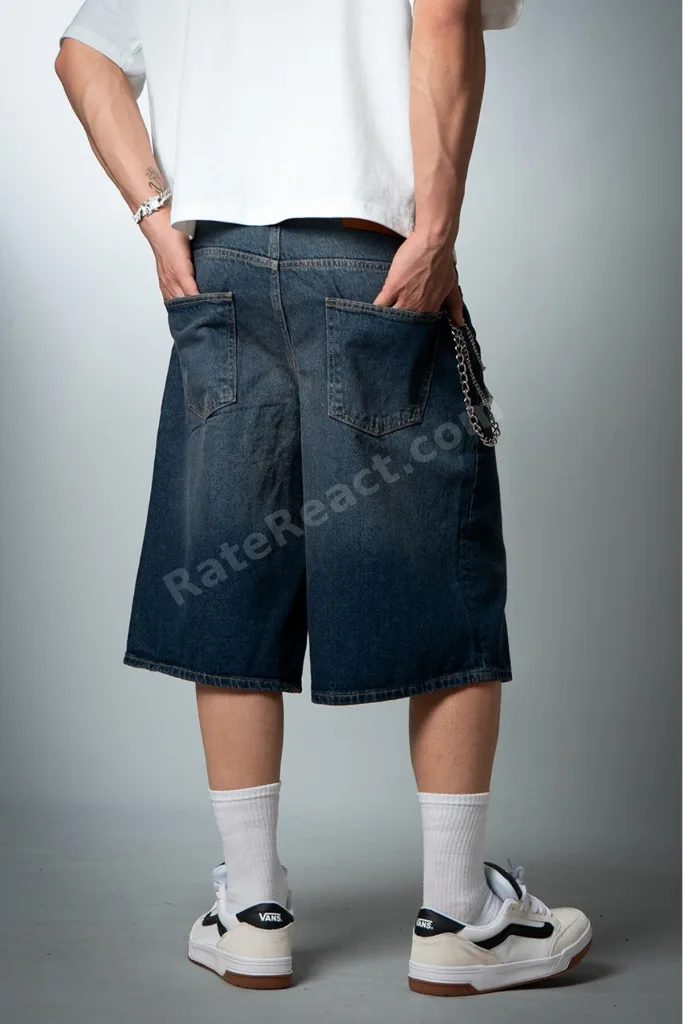 Blue Mirage Baggy Fit Mavi Erkek Jean Şort