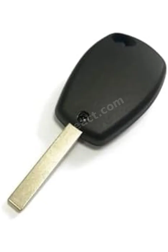 TTKTEKNOLOJİ AutoHan Keys Renault Clio 3, Kangoo 2, Uyumlu 2 Butonlu Siyah Anahtar Kabı, 2006-2012 M