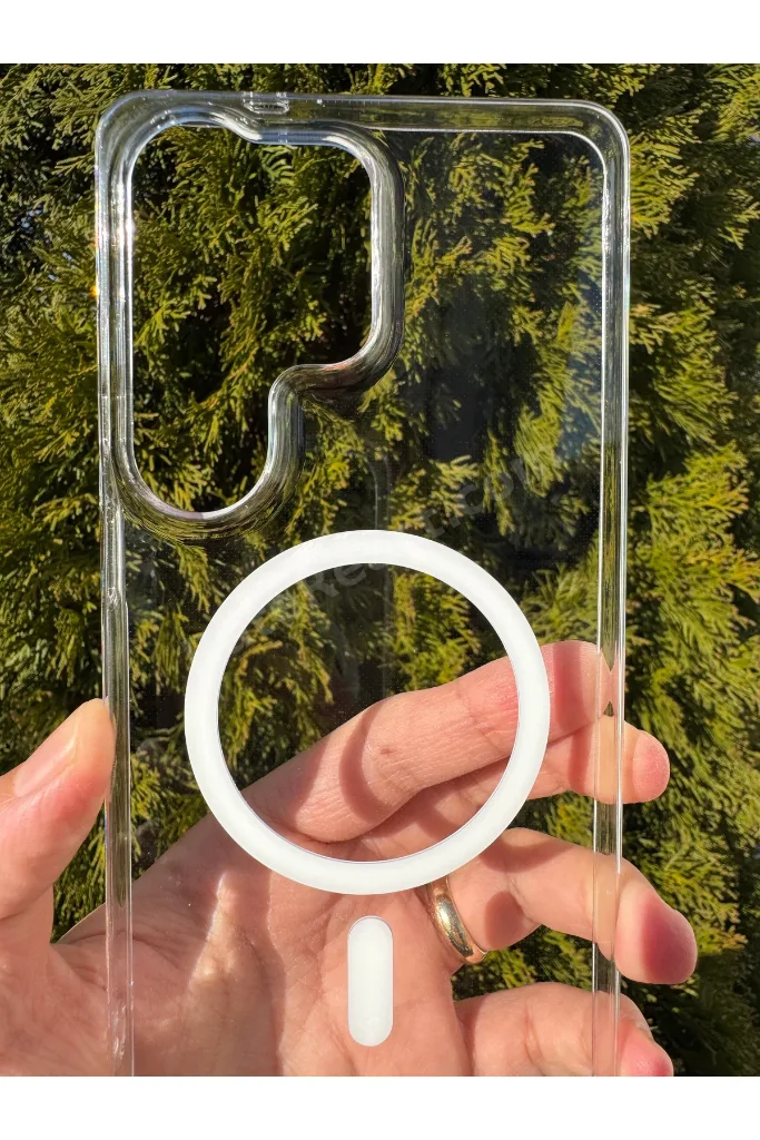 Samsung Galaxy S26 Ultra Uyumlu Kılıf İnce Sert Sararmaz Magsafe Kamera Kenar Koruyucu Dayanklı Kapk