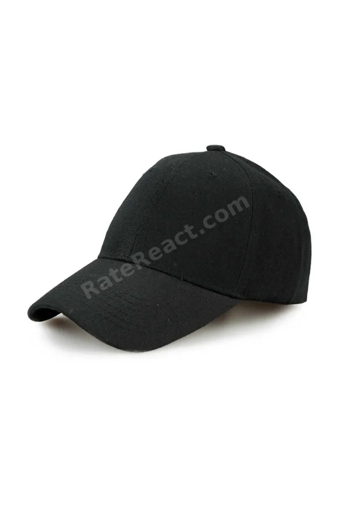 Düz Siyah Şapka Sportif Cap