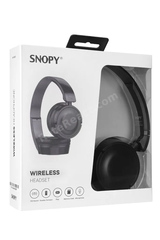 Siyah TF Kart Özellikli Bluetooth Katlanabilir Kulak Üstü Kulaklık