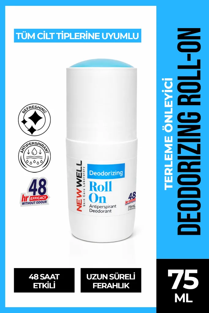 Deodorizing Roll On Terleme Önleyici Koltuk Altı Roll On (Mavi) 75 ML
