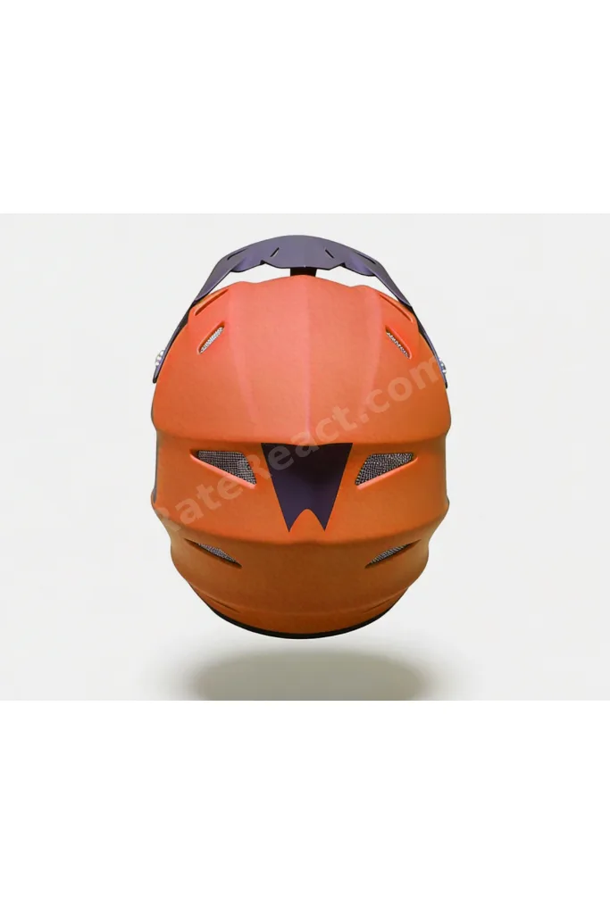 KS-05 Fullface Turuncu M 57-58cm Bisiklet Kaskı