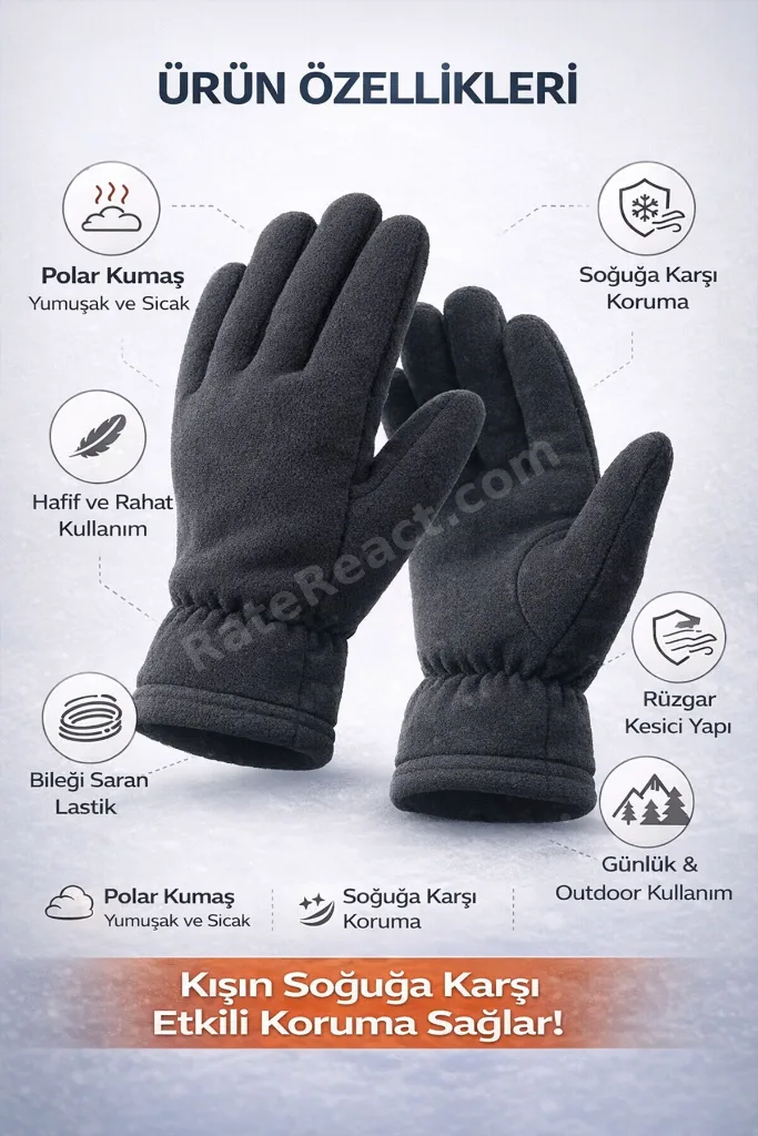 Yirmi Dokuz Ekim Unisex Polar Uzun Eldiven