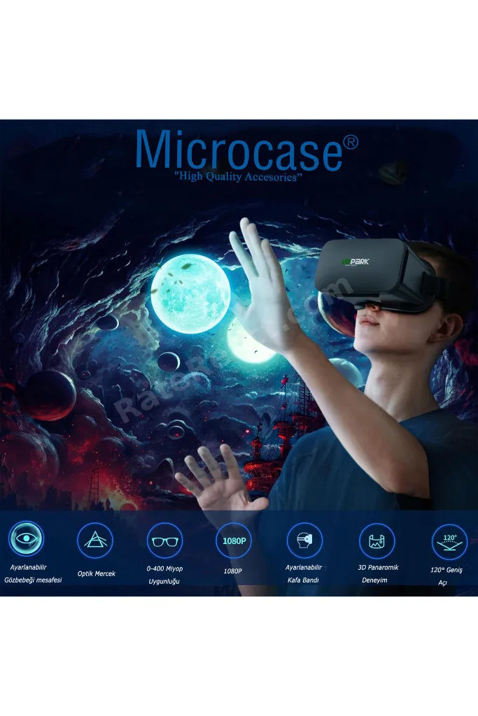 VRPARK V6 3D Sanal Gerçeklik Gözlüğü-AL4740