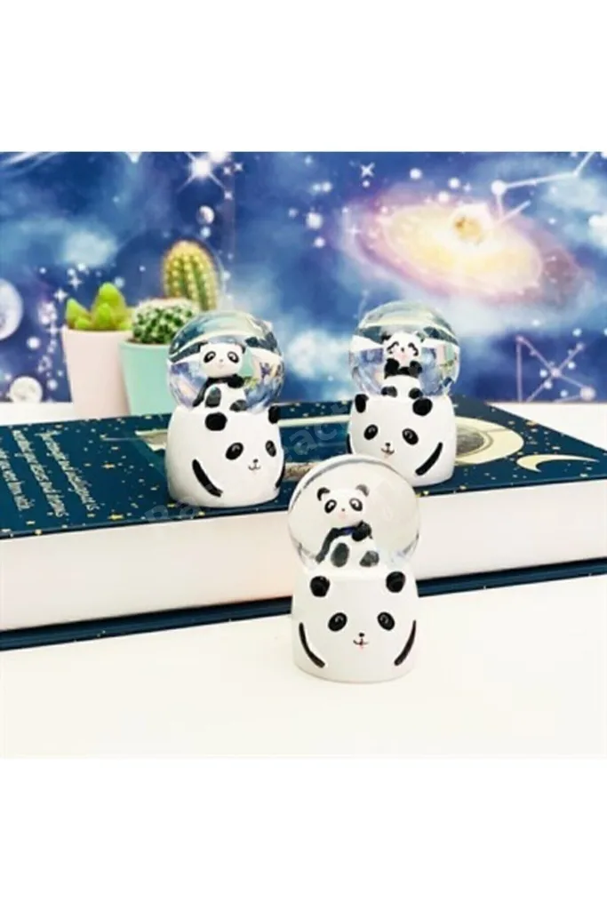 Panda Mini Işıklı Kar Küresi