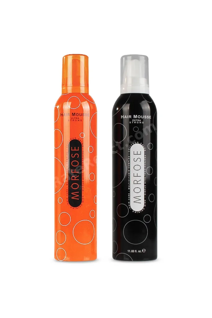 Saç Köpüğü Ultra Sert Turuncu 350 Ml + Saç Köpüğü Siyah 350 Ml