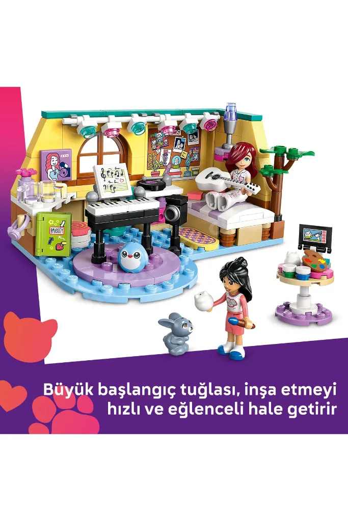 ® Friends Paisley’nin Odası 42647 - 6+ Çocuklar için Mini Bebek İçeren Oyuncak Yapım Seti (199P)