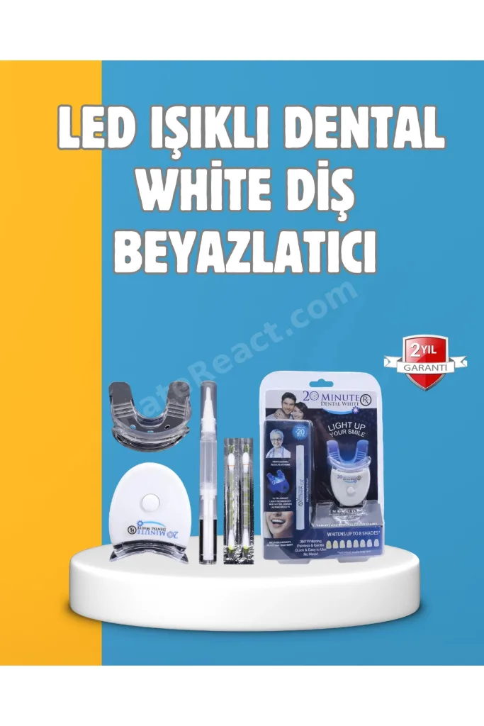 Mavi Işık Teknolojisi ile Güvenli Diş Beyazlatıcı Sistem