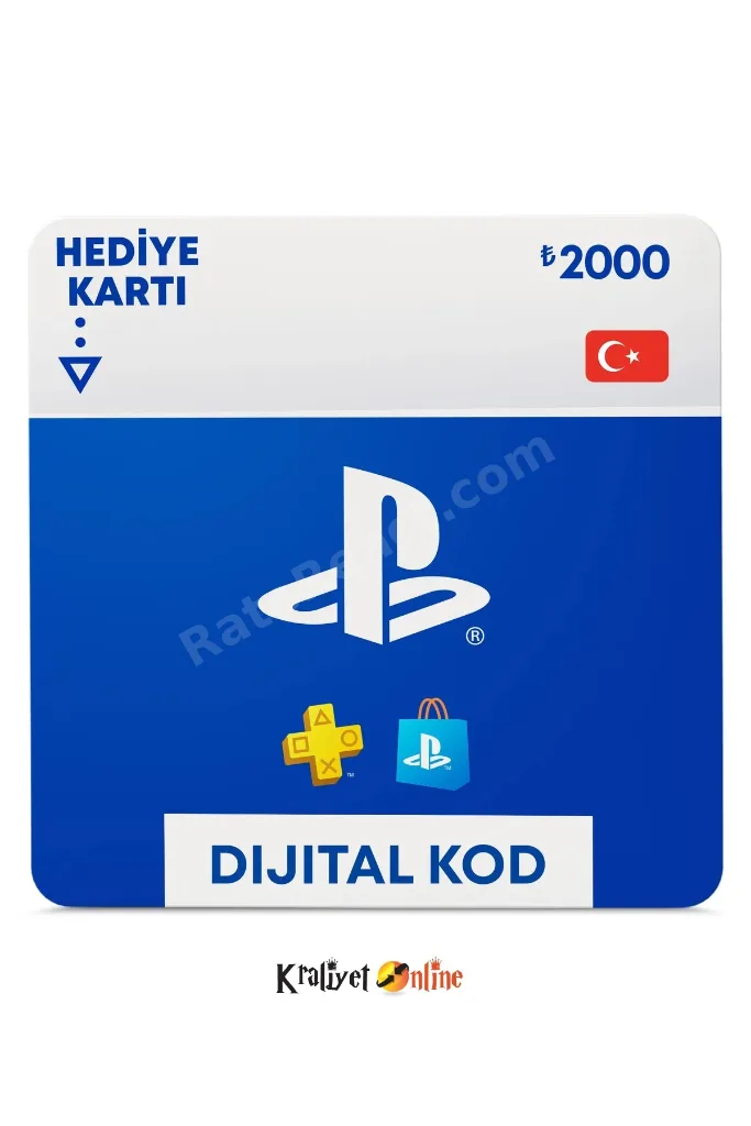 Playstation Store 2000 Tl Hediye Kartı Türkiye