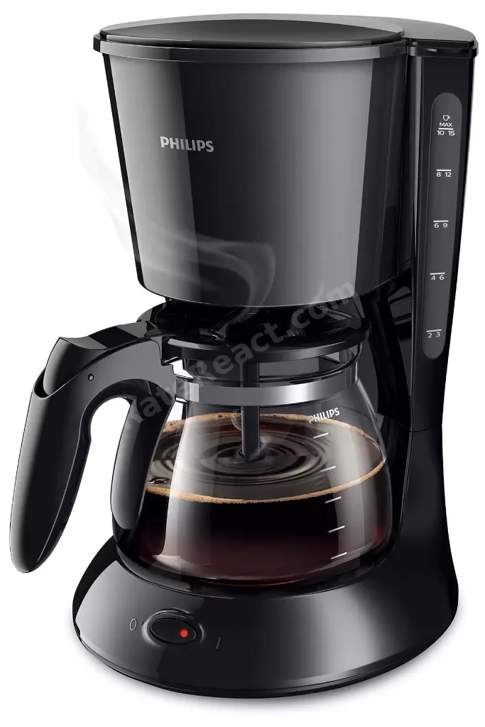 Cafetiera Daily Collection HD7461/20, 1000 W, vas din sticla, 1.2L, functie aroma twister, c