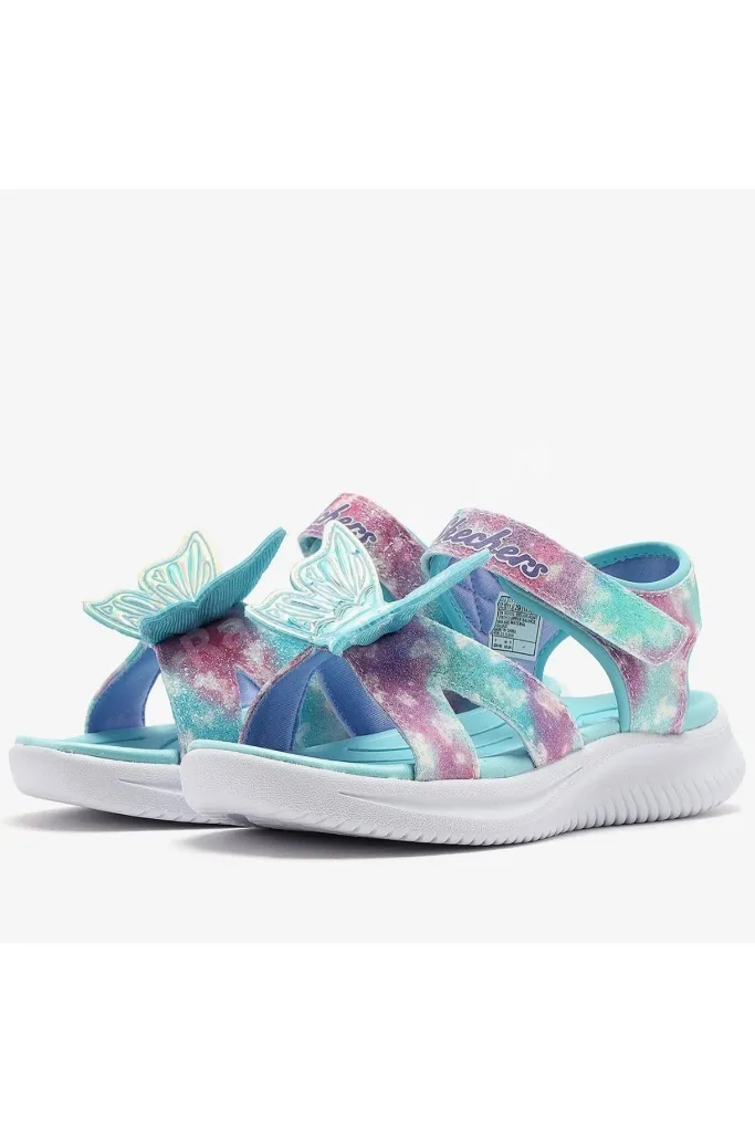 Jumpsters Sandal-Butterfly Brites 303109L Işıklı Ortopedik Çocuk Sandalet MAVİ