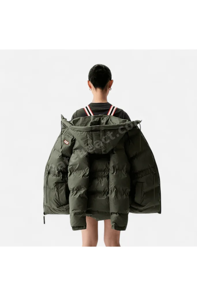 LEMHI SONIC WELDED PU PUFFER JACKET Kadın Haki Şişme Mont HARW0002252-KM