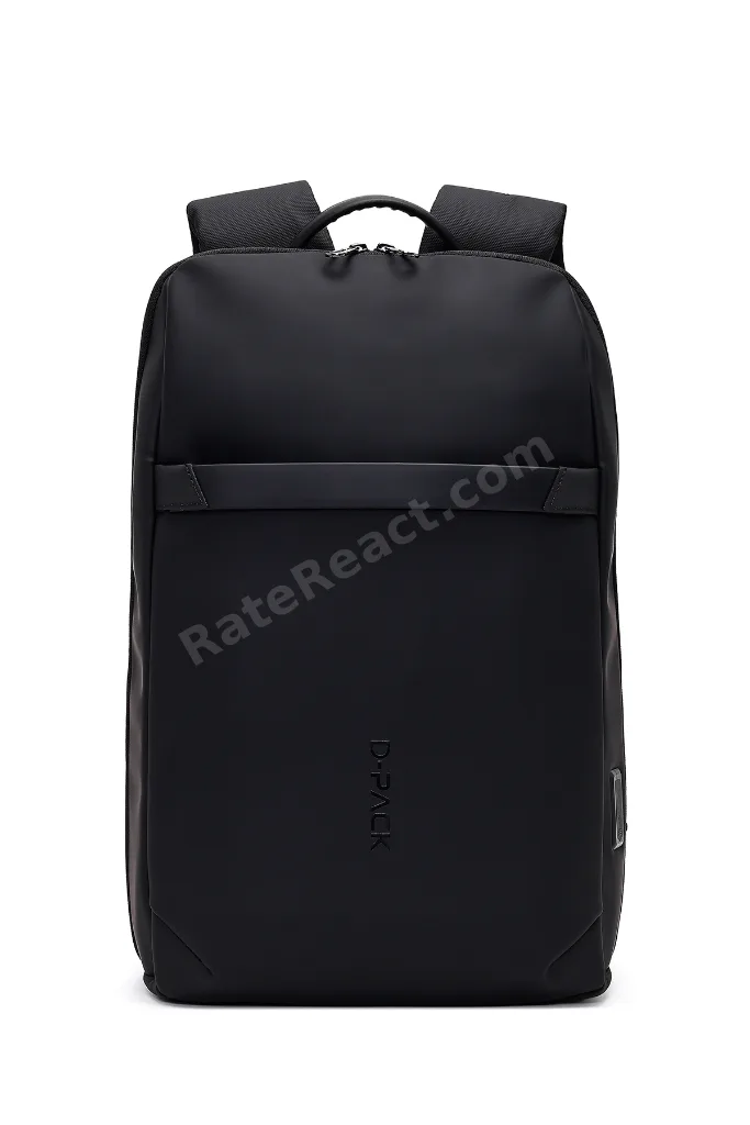 D-Pack Unisex Siyah Teknolojik Kumaş Sırt Çantası 25WBD30096F
