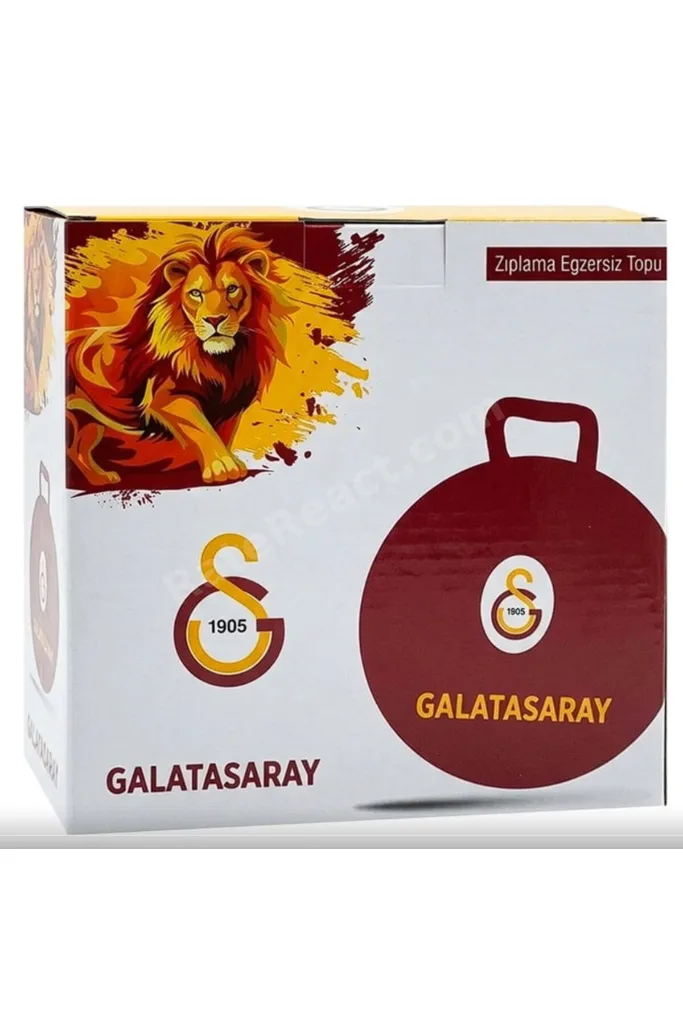 LİSANSLI GS-7080 GALATASARAY ZIP ZIP TOP 55 CM - Pompa Hediyeli