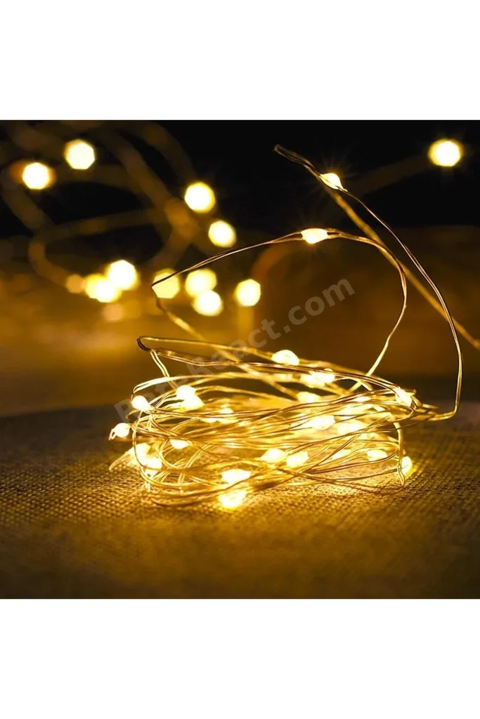 Peri Led 5 Metre Sarı Pilli Dekoratif Aydınlatma