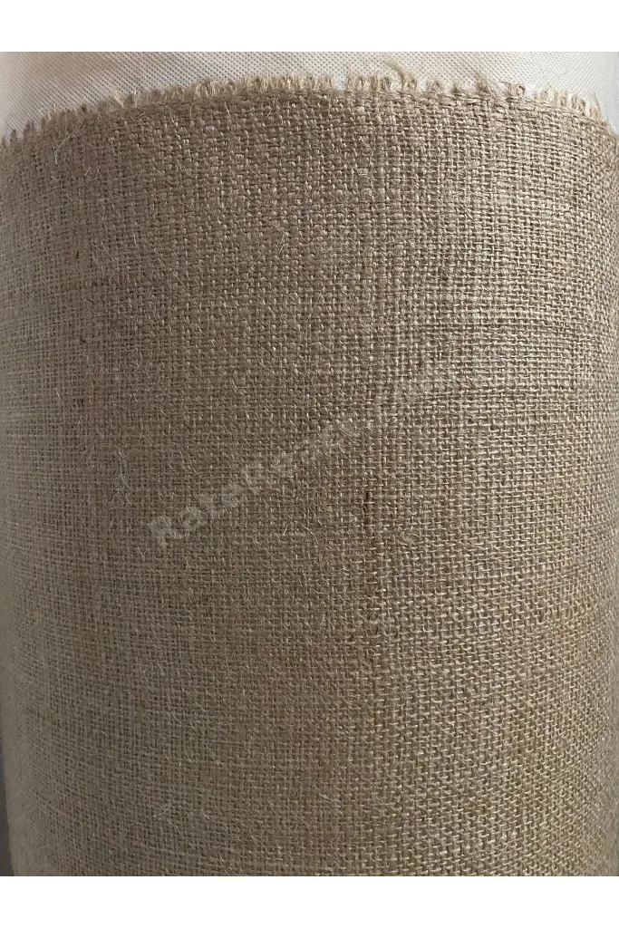 LAMİNELİ JÜT KUMAŞ 150 CM x 1 MT TELA KAPLAMA JÜT HASIR ÇUVAL KUMAŞI 10 ONS