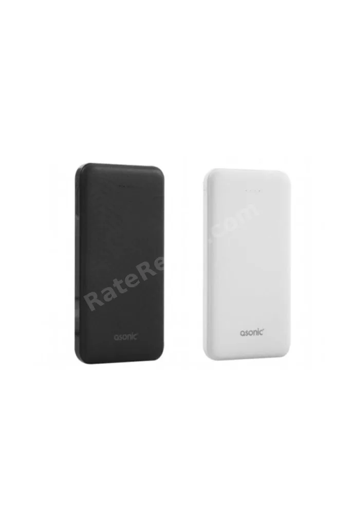 AS-P10 Powerbank Taşınabili Pil Şarj Cihazı 10000 mAh 2 USB Beyaz