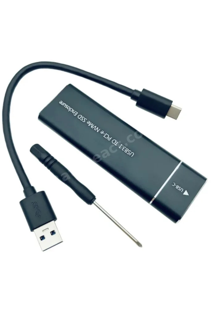 3003 Usb 3.1 Type C To Pci-e Express Nvme Ssd M.2 M-key Hard Disk Kutusu