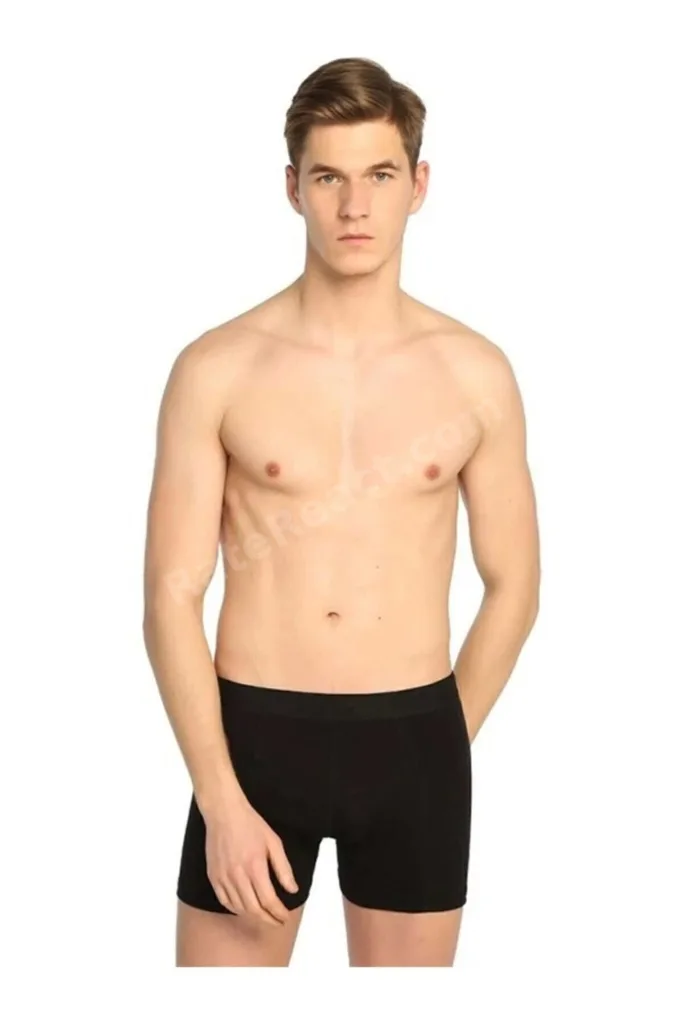 Gri Elastan Lıkralı Pamuklu 5'li Paket Boxer ( Sbvg 0114) Yeni Sezon