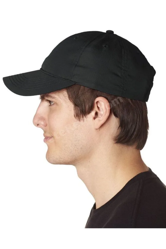 Düz Siyah Şapka Sportif Cap