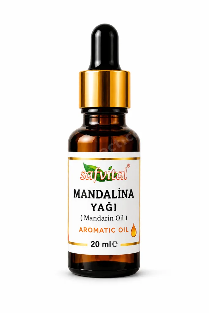 Mandalina Yağı 20 ml Aromatik Bakım Yağı Cilt Saç Vücut ve Masaj Bakımı İçin Premium Mandarin Oil