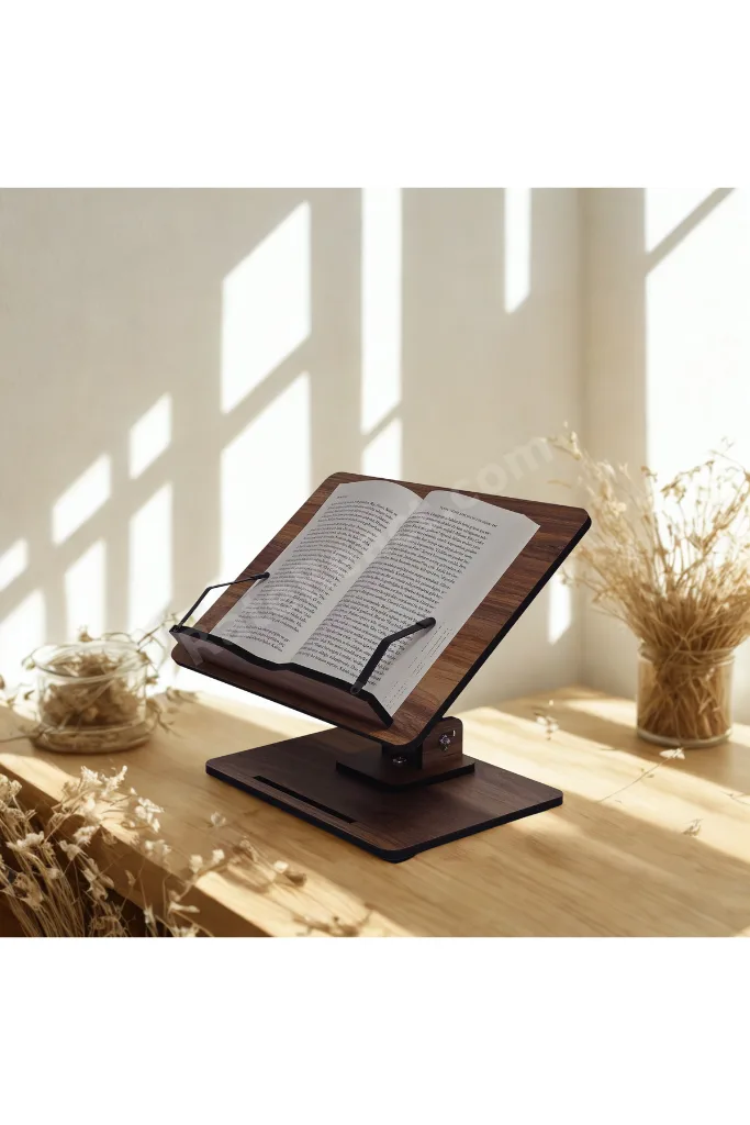 Kitap Okuma, Laptop ve Tablet Standı Yükselebilir Ayarlanabilir 360° Dönebilir Katlanabilir
