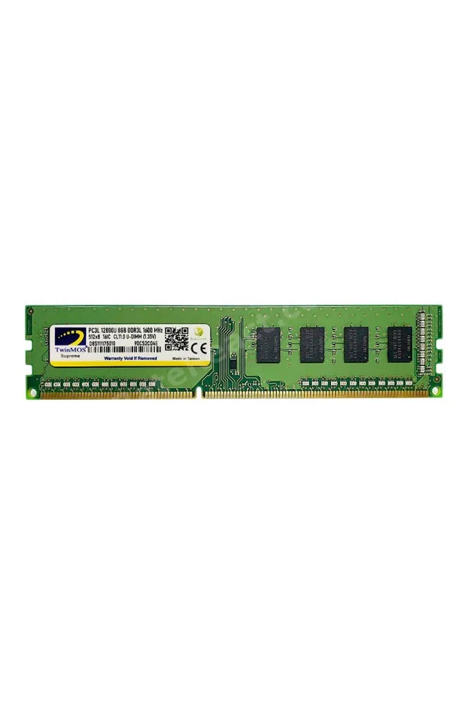 8 GB DDR3 1600MHZ TWINMOS 1.35 DT MDD3L8GB1600D