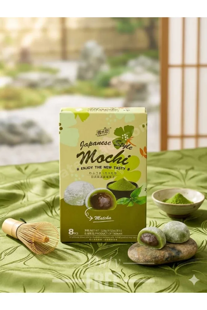 Yuki & Love Mochi Japanese Style Matcha rice cake dessert 120g