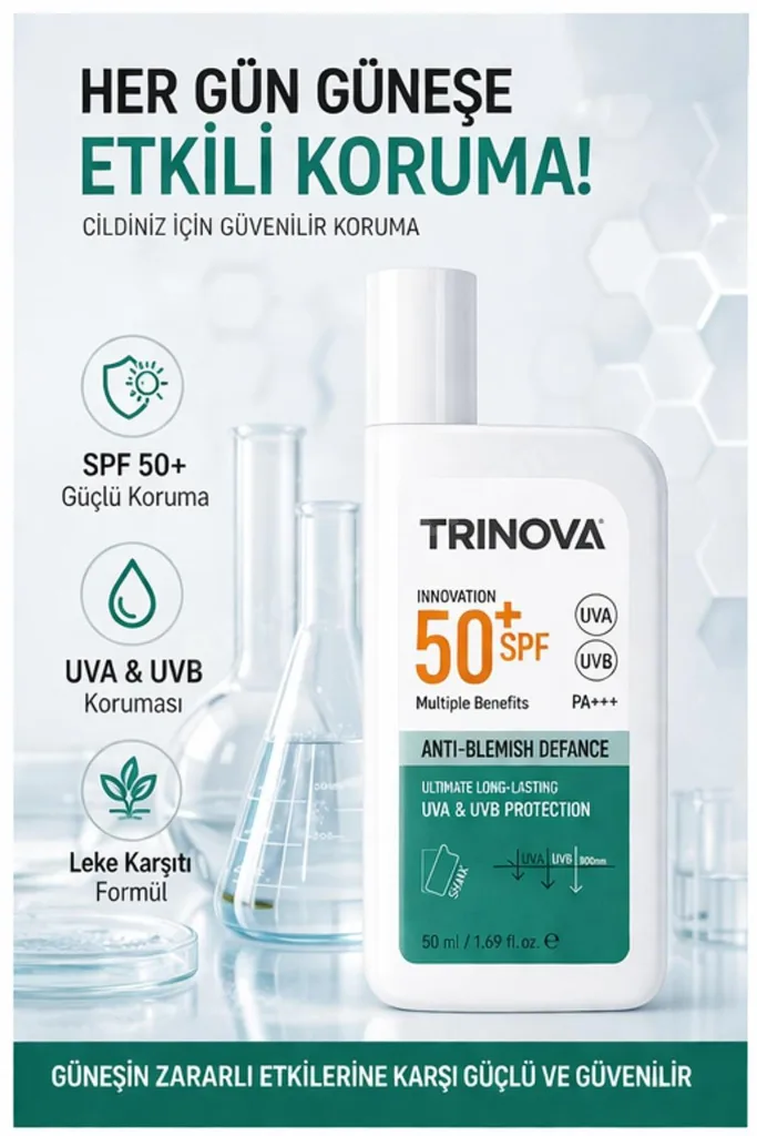 Leke Karşıtı Spf +50 Güneş Kremi 50ml
