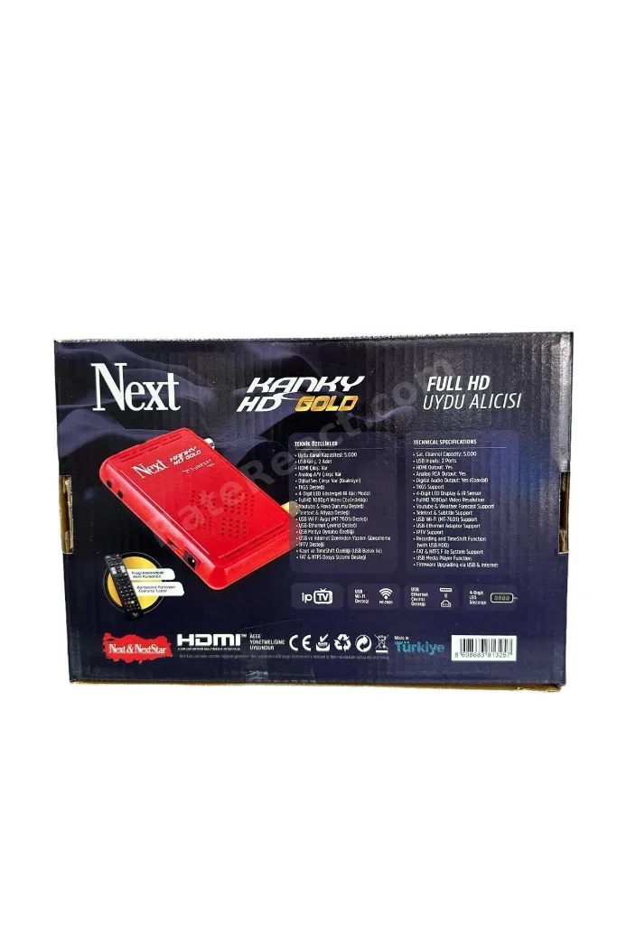 KANKY HD GOLD full hd alıcısı (2024 ıp -usb wifi destekli)