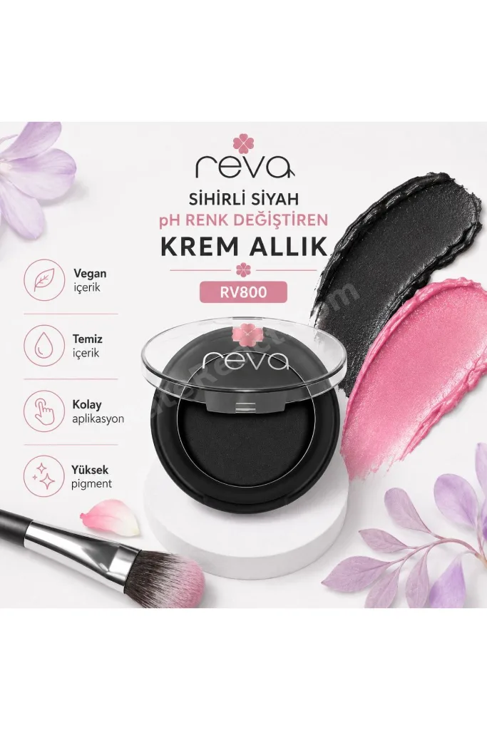 Sihirli Siyah Ph Renk Değiştiren Krem Allık-Black Magic Ph Colour Changing Cream Blusher 7g RV800