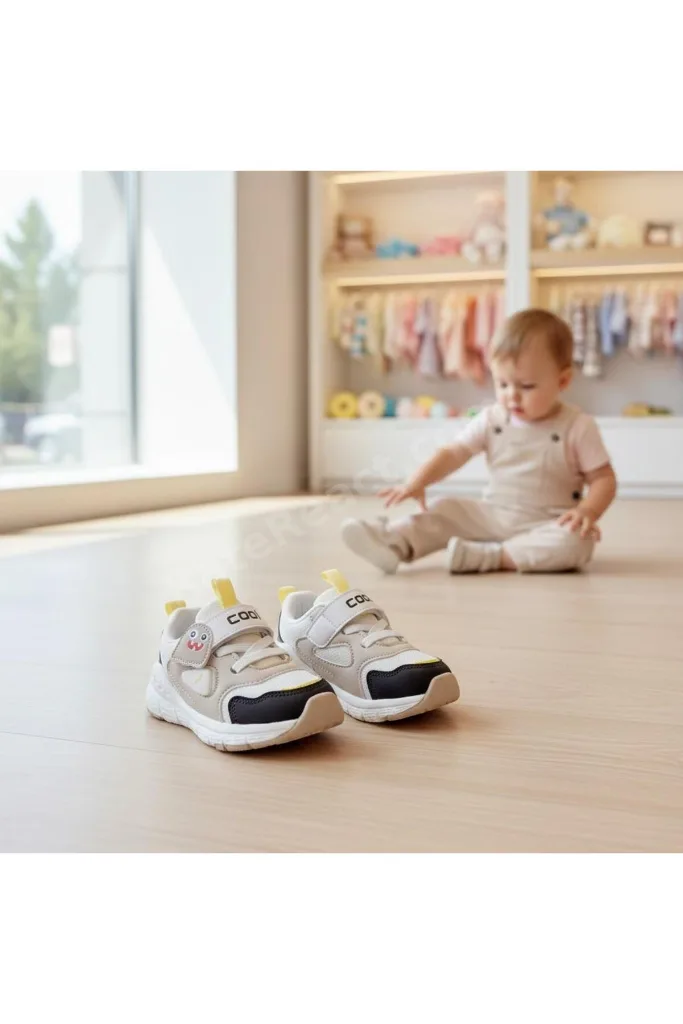 Dorian İlk Adım Çocuk Cırtlı Anatomik Ve Comfort Taban Sneaker Spor Ayakkabı