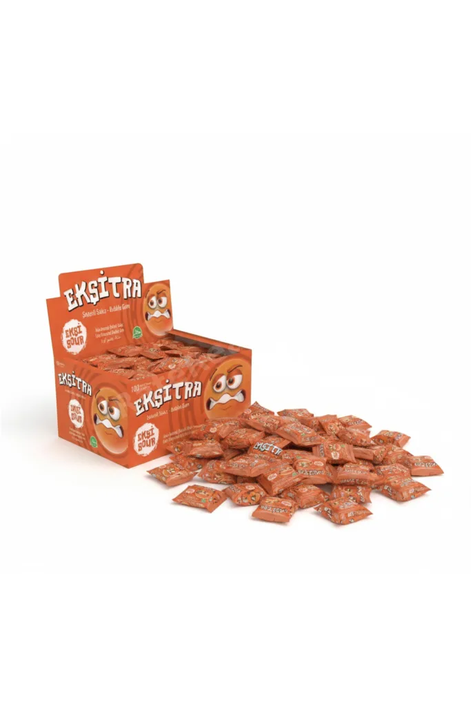 Ekşitra Kola Aromalı Ekşi Şekerli Sakız 100 Adet