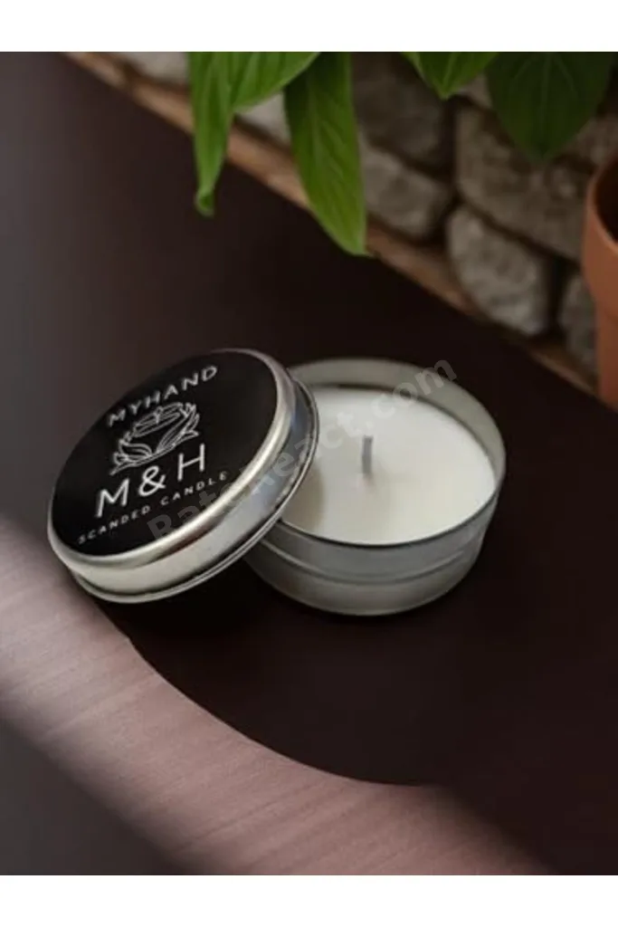 Gümüş Teneke Kokusuz Mum 60 Gr revif 827927