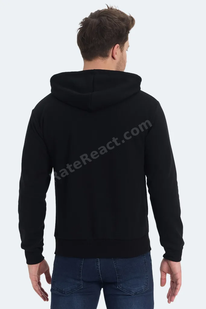 KOZZAX IN Erkek Siyah Sweatshirt