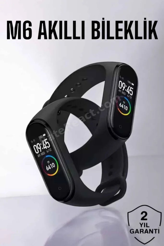 Akıllı Bileklik Fitness ve Sağlık İçin Akıllı Bileklik Adım Sayar Kalp Atı - EMTHBA6119-1