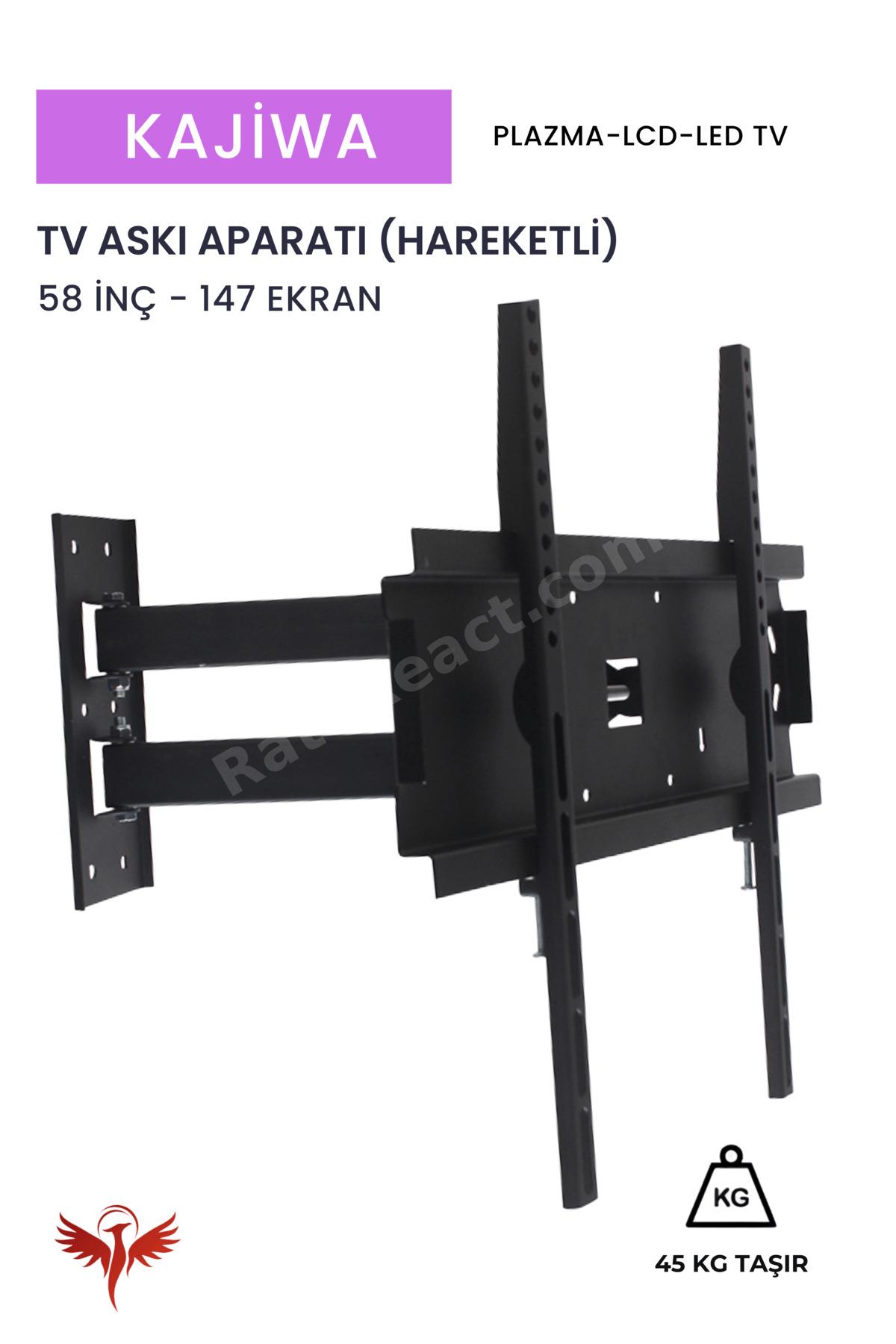 58 İNÇ ASKI APARATI HAREKETLİ (147 EKRAN) Tüm Marka ve modellerle uyumludur.