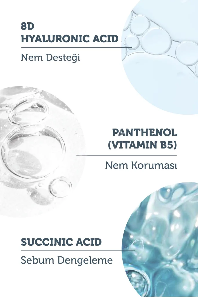 72 Saat Etkili Sebum Dengeleyici Su Bazlı Günlük Nemlendirici Krem 50ml