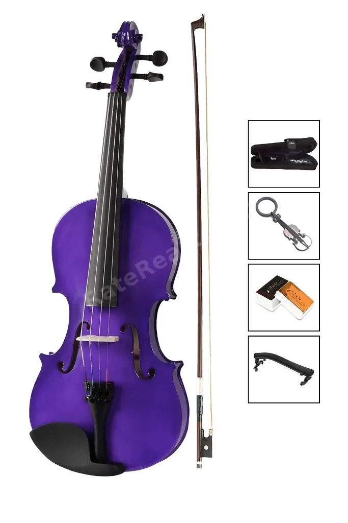 Outlet Ürünü Out-h4pu Mor Renk 4/4 Keman
