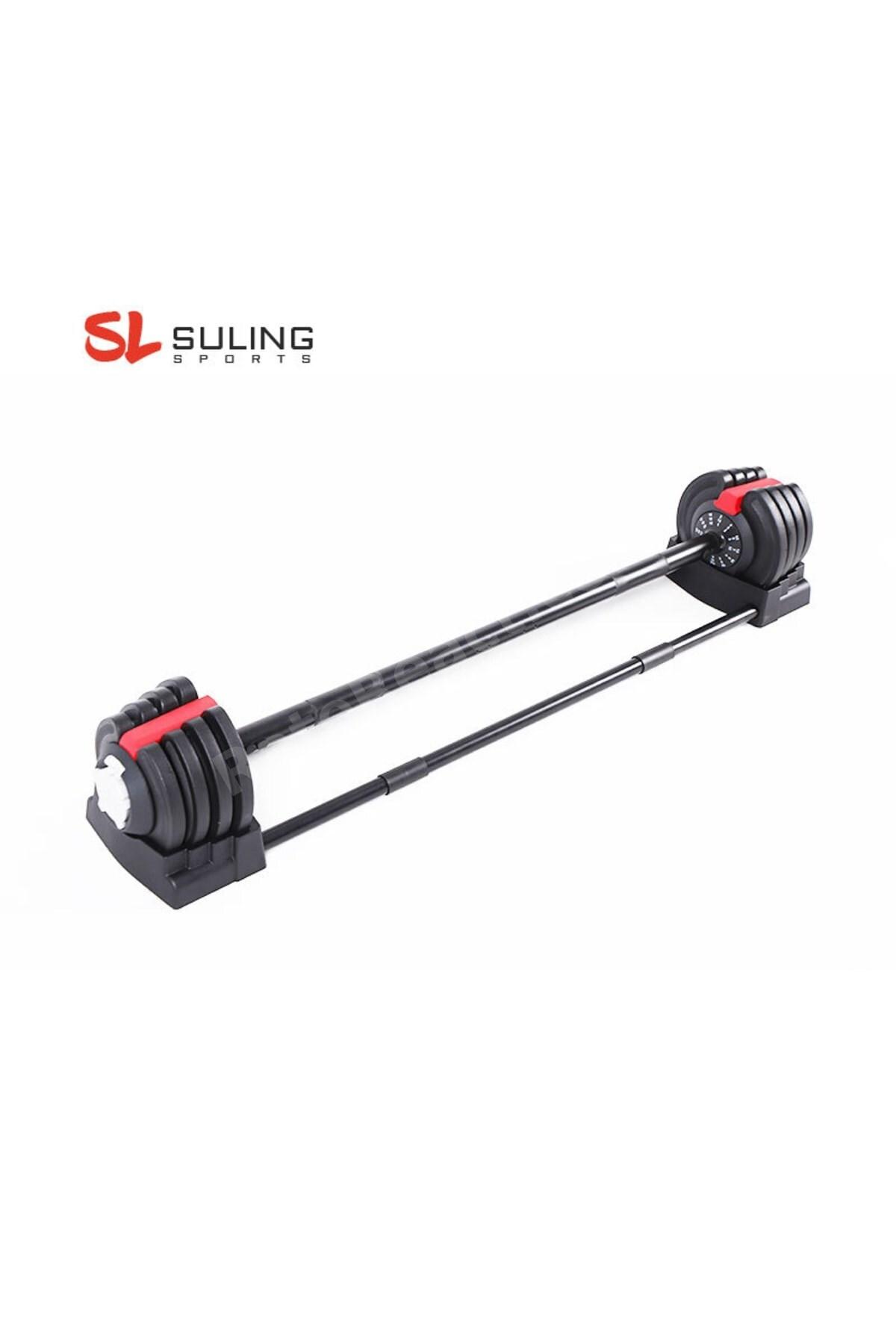 Ayarlanabilir 3 In 1 Dumbell Ağırlık Seti Dambıl Halter Set Kettlebell 19-20 Kg CKS171