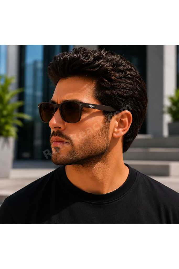COL 119 Yeni Premium Seri Rb Model Polarize Erkek Güneş Gözlüğü-Polarize-UV400-Anti Refle 3 lü Korum