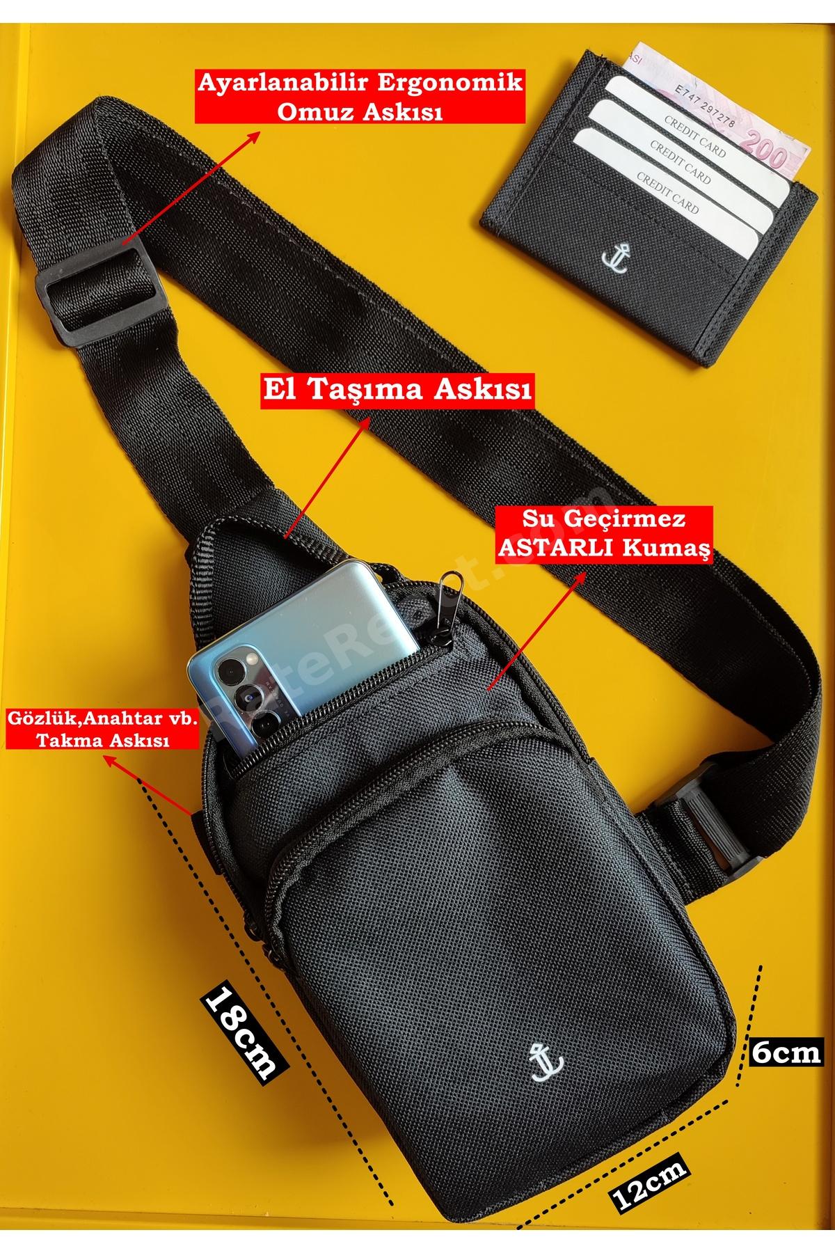 GARANTİLİ Orijinal Unisex Yandan Çapraz Askılı-Omuz-Sırt-Yan Body Bag-Günlük Spor Göğüs Çantası
